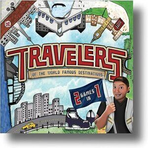 Travelers of the World Famous Destinations Board Game. New. Sealed in box.
